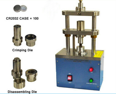 Coin cell crimper