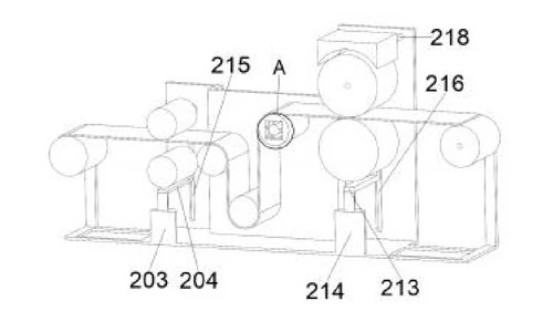 CN215430810U Figure 2 - internal structure with the frame opened, perspective view