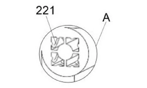 CN215430810U Figure 3 - enlarged detail A