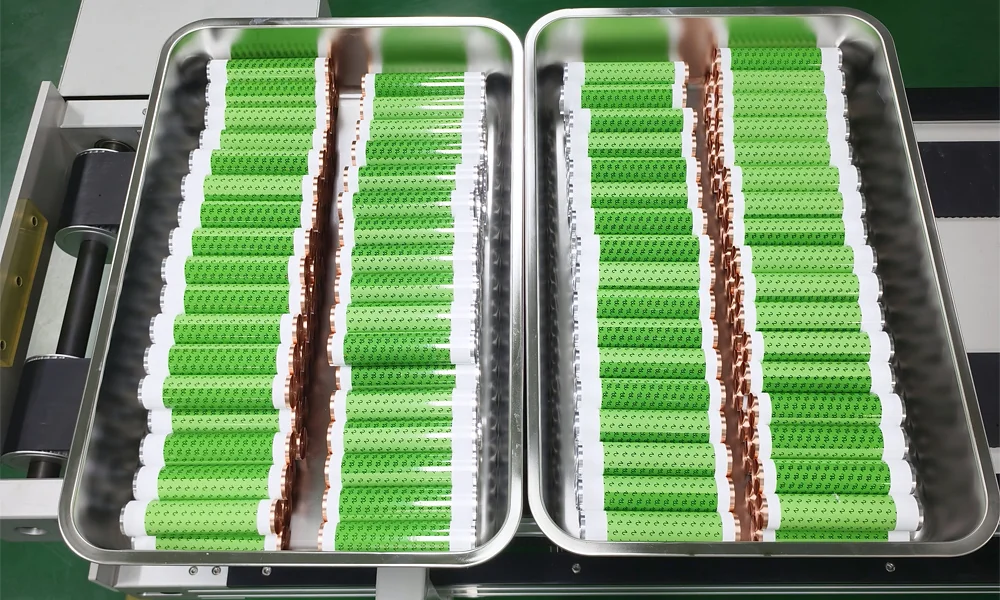 32140 tabless cylindrical cell jelly rolls after winding