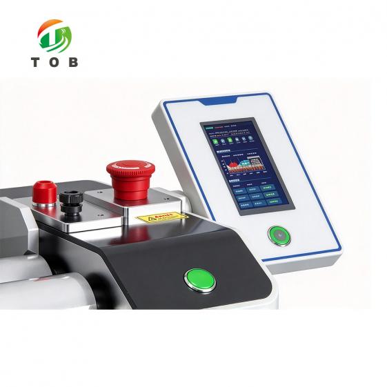 TOB-SG-65ZP precision ceramic three-roll mill with Φ65×150mm zirconia ceramic rollers