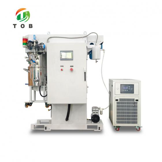 TOB-XFZH20 20L vacuum planetary mixing machine with mixing blades and dispersing shaft
