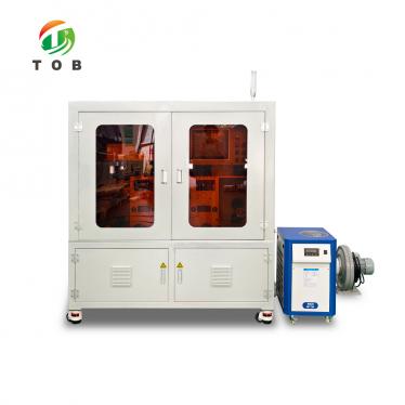 TOB-F200W-T3 Kupferfolien-Laserbohromaschine mit drei Faserlaserköpfen und Servo-Abwicklung