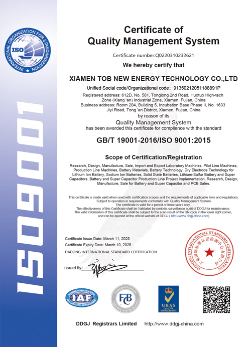 ISO 9001 Qualitätsmanagementsystem