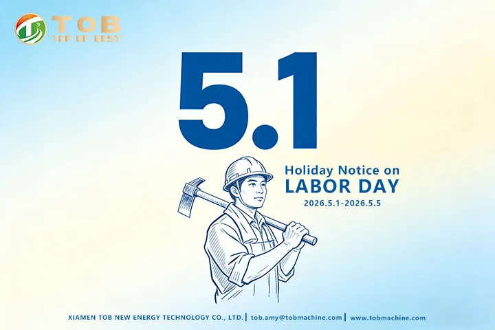 2026 Labor Day Holiday Notice | TOB NEW ENERGY